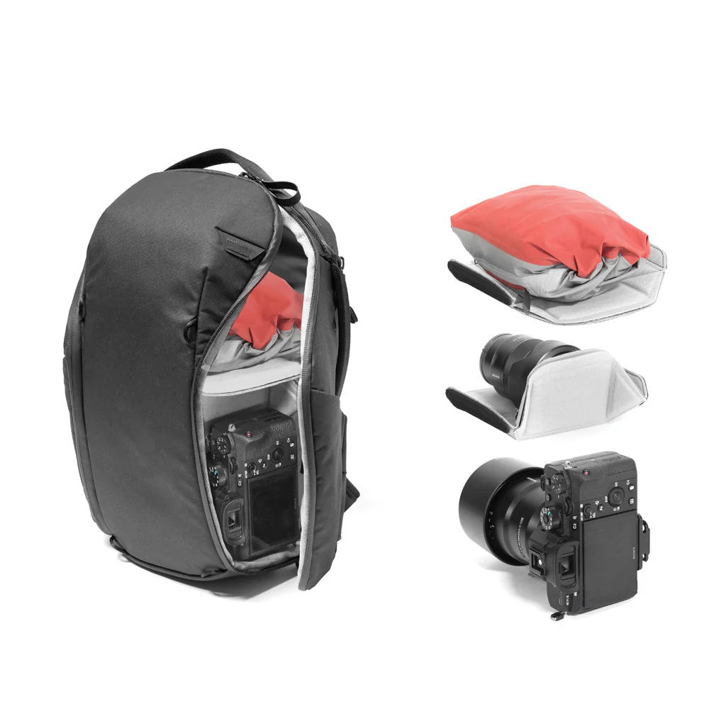 Everyday Backpack Zip | 15L | Black | Factory 2nd - Image 3