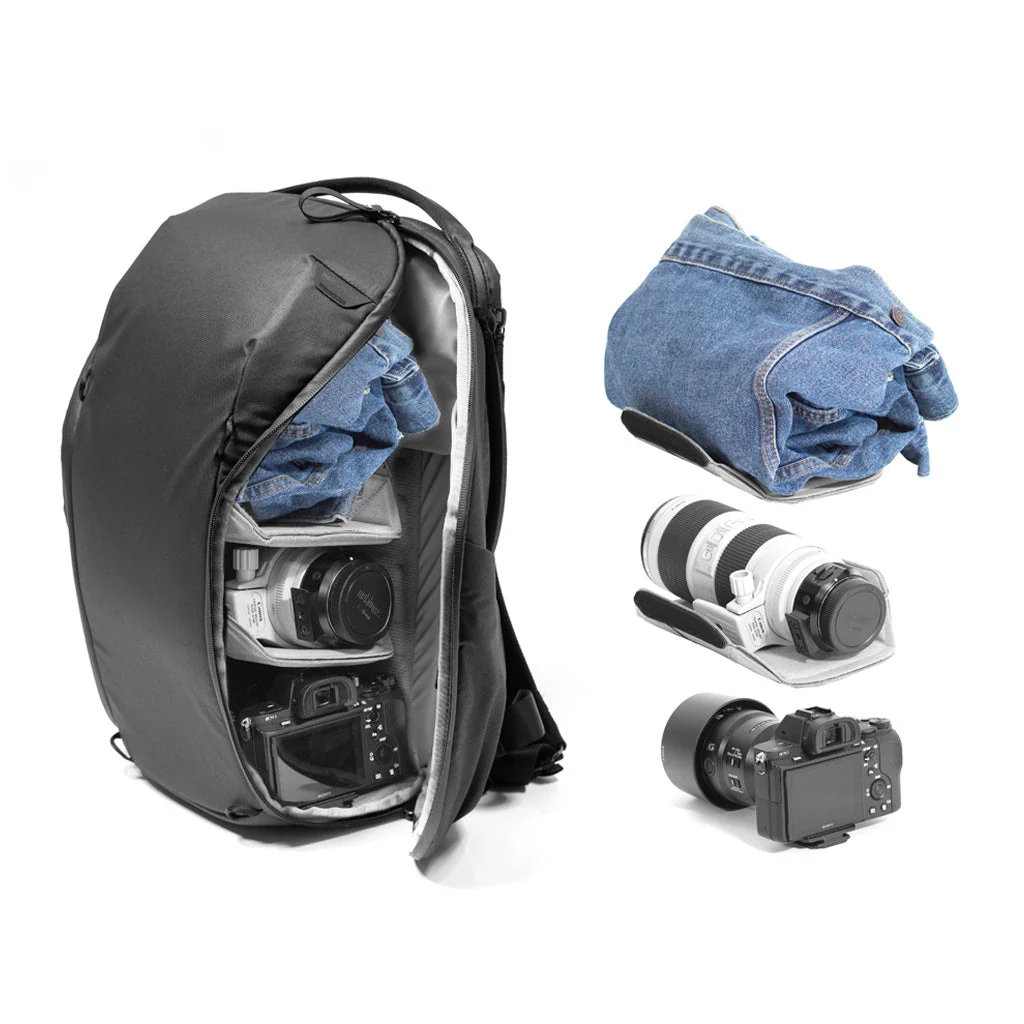 Everyday Backpack Zip | 20L | Black - Image 3