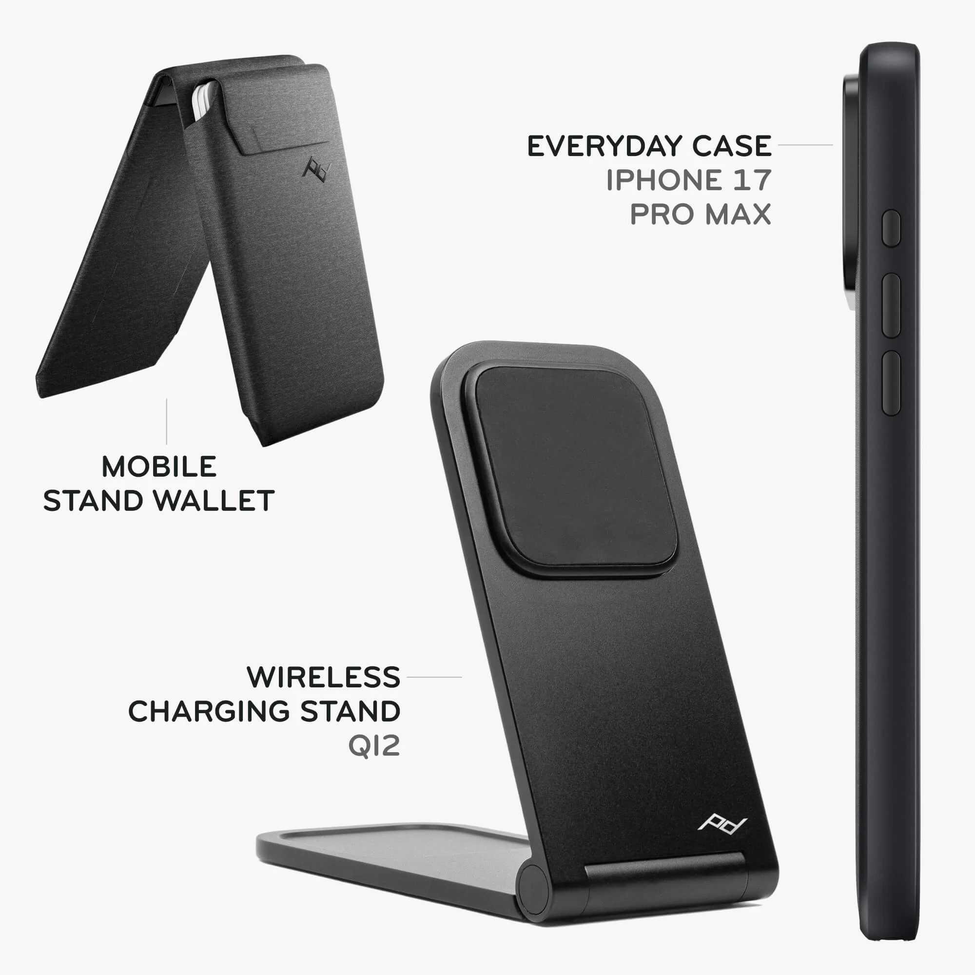 Everyday Case | iPhone 17 Pro Max | Charcoal | Bundle 1