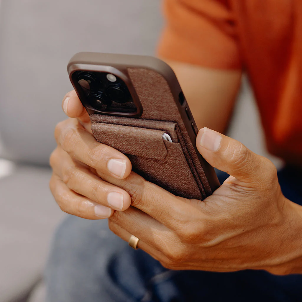Mobile Wallet | Stand Wallet | Redwood | Fabric - Image 5