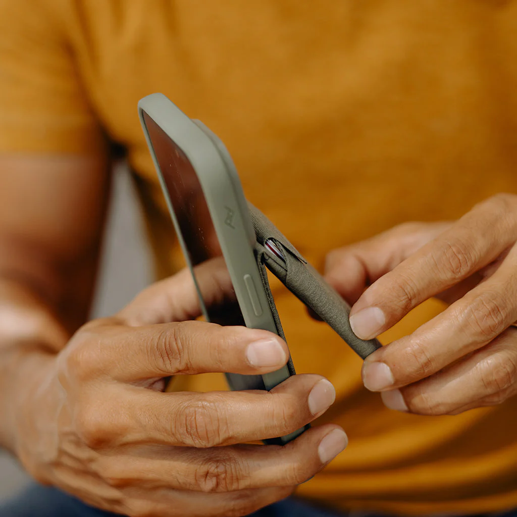 Mobile Wallet | Stand Wallet | Redwood | Fabric - Image 7