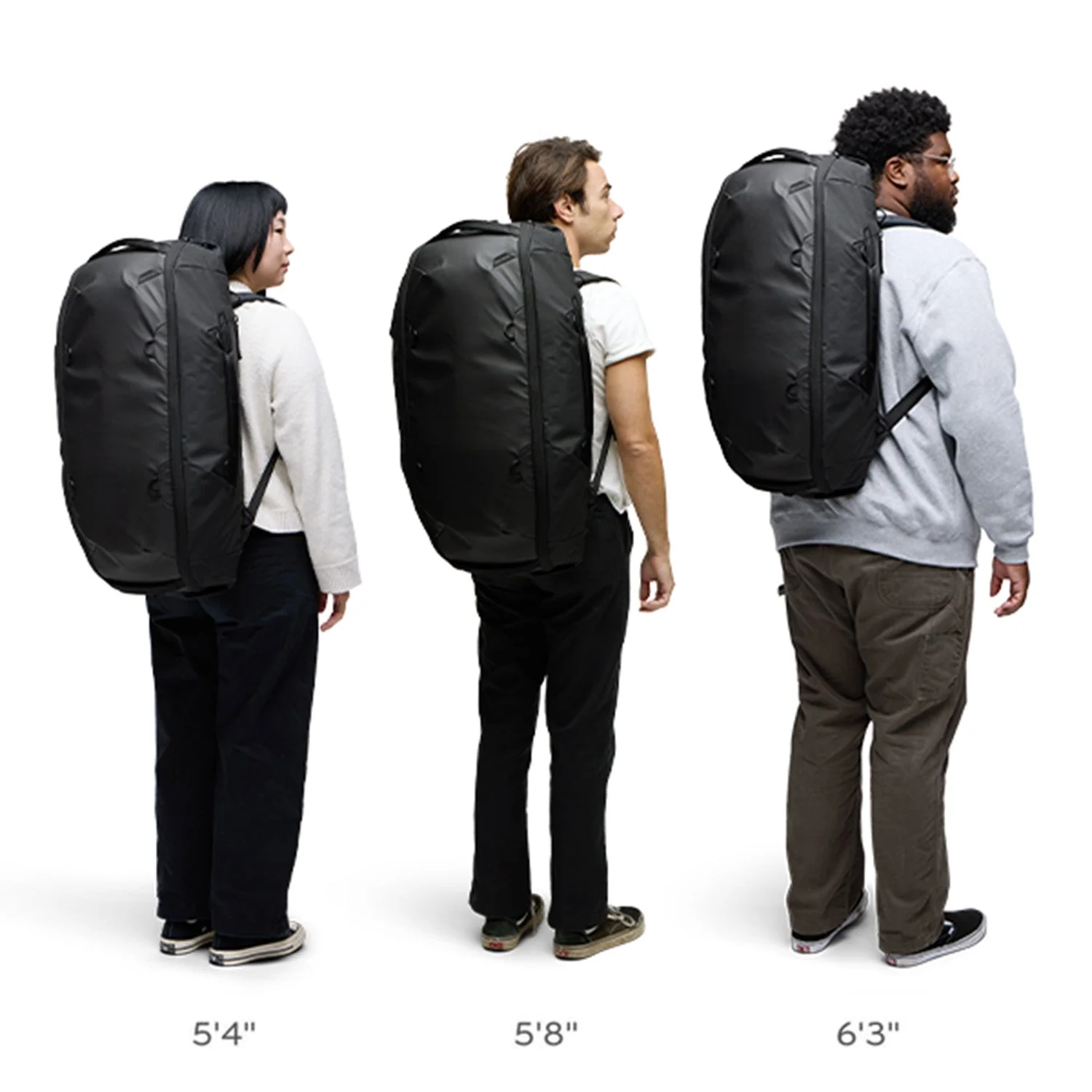 Travel Duffelpack | 65L | Black | PD Certified - Image 16